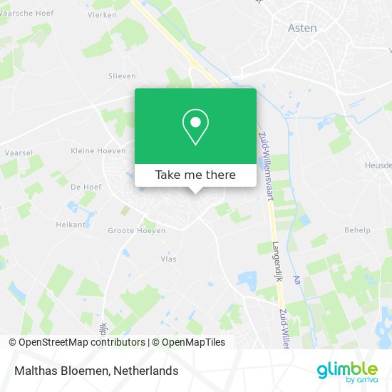 Malthas Bloemen map