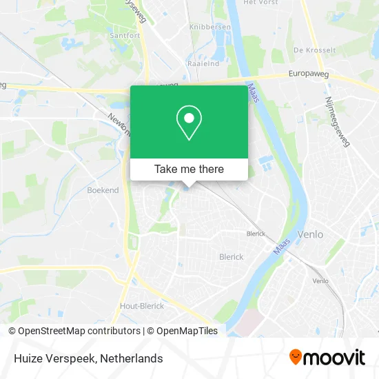 Huize Verspeek map