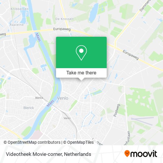 Videotheek Movie-corner map