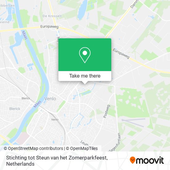 Stichting tot Steun van het Zomerparkfeest Karte