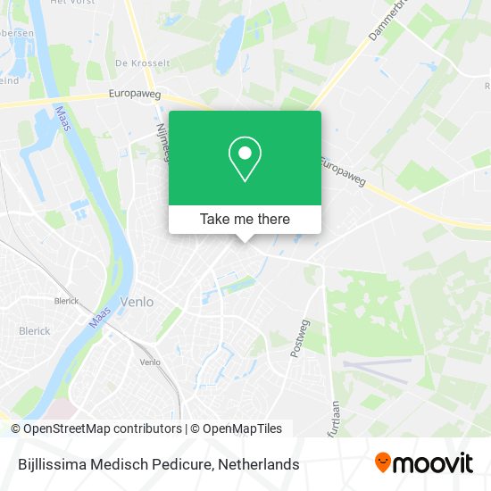 Bijllissima Medisch Pedicure map