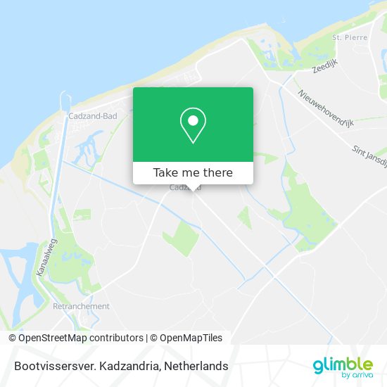Bootvissersver. Kadzandria map