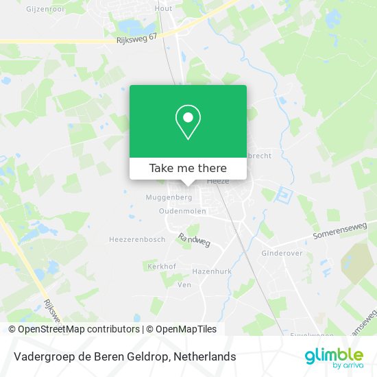 Vadergroep de Beren Geldrop Karte