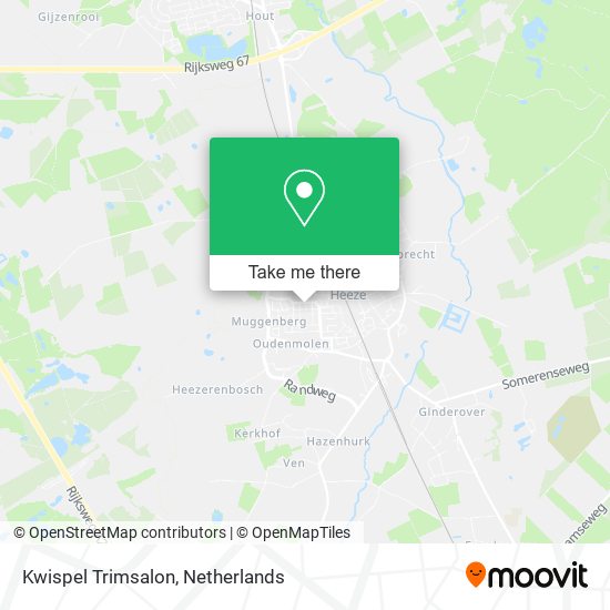 Kwispel Trimsalon map