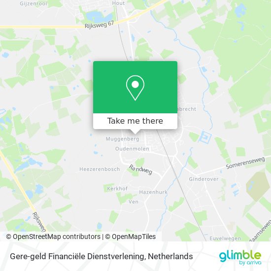 Gere-geld Financiële Dienstverlening map