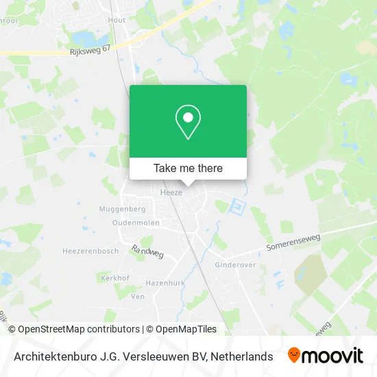Architektenburo J.G. Versleeuwen BV map