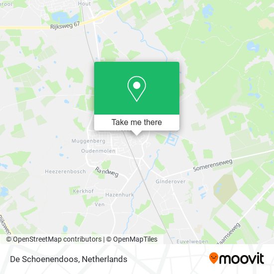 De Schoenendoos map