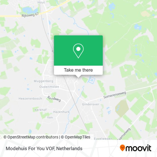 Modehuis For You VOF map
