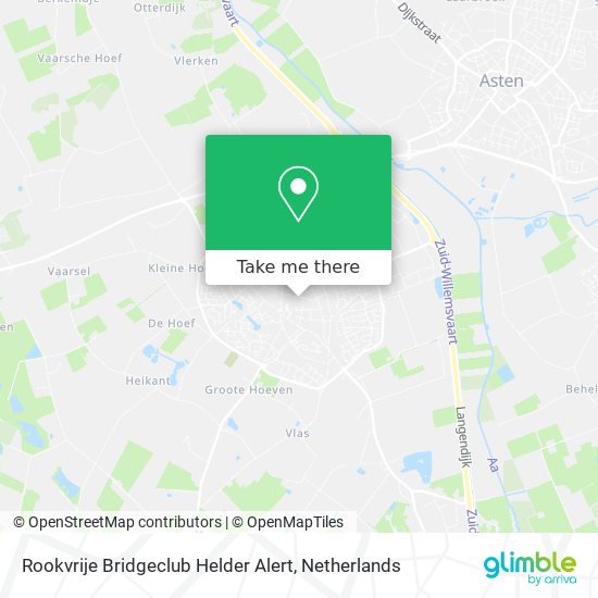 Rookvrije Bridgeclub Helder Alert map