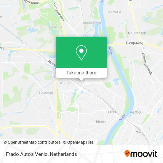 Frado Auto's Venlo map