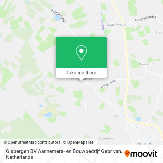 Gisbergen BV Aannemers- en Bouwbedrijf Gebr van map