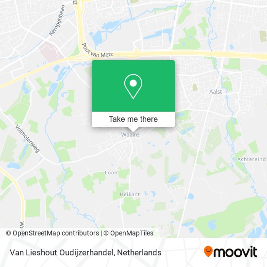 Van Lieshout Oudijzerhandel Karte