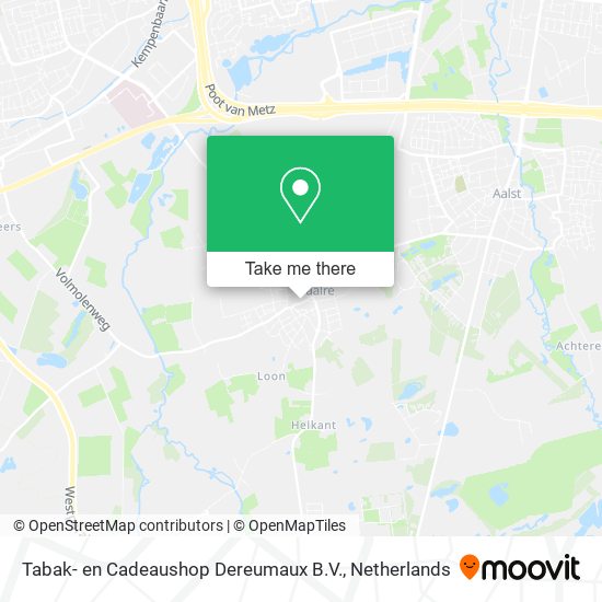 Tabak- en Cadeaushop Dereumaux B.V. map