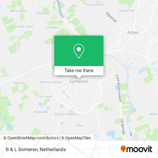 B & L Someren map