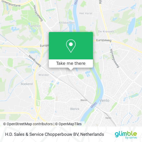 H.D. Sales & Service Chopperbouw BV map