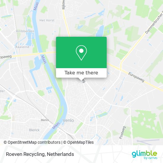 Roeven Recycling map