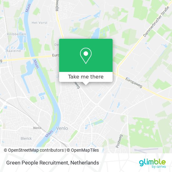 Green People Recruitment map