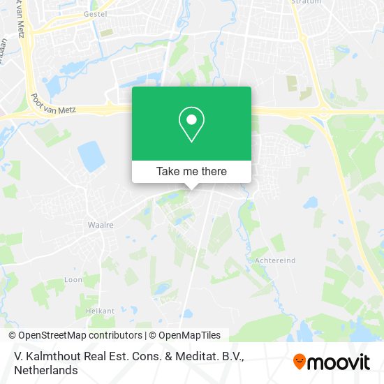 V. Kalmthout Real Est. Cons. & Meditat. B.V. map