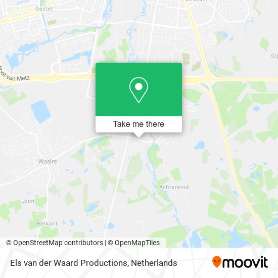 Els van der Waard Productions map