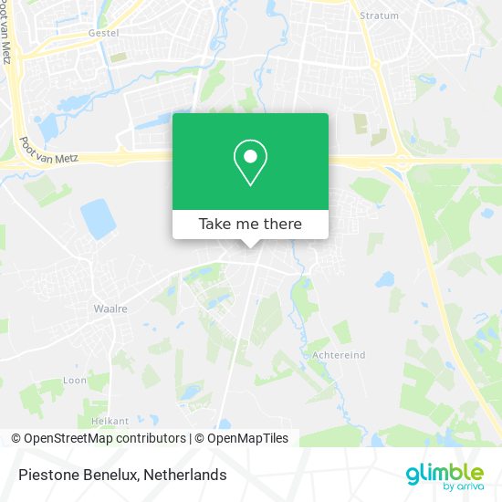 Piestone Benelux map