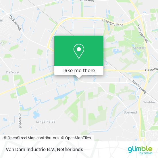 Van Dam Industrie B.V. map