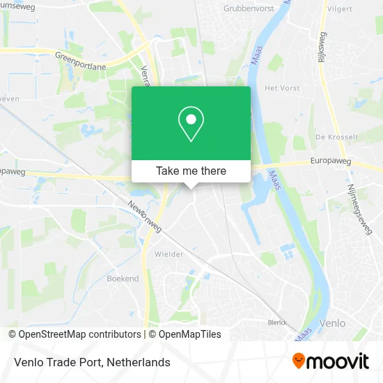 Venlo Trade Port map