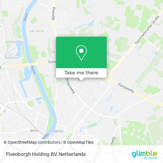Flvenborgh Holding BV map