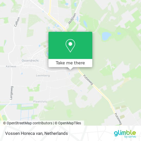 Vossen Horeca van map