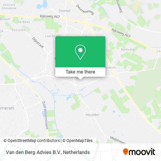 Van den Berg Advies B.V. map