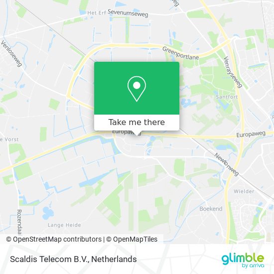 Scaldis Telecom B.V. map