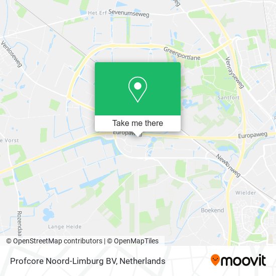 Profcore Noord-Limburg BV map