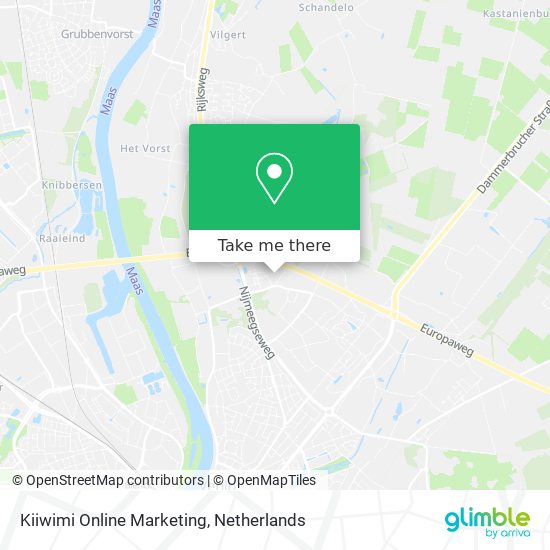 Kiiwimi Online Marketing map