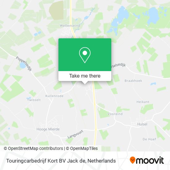 Touringcarbedrijf Kort BV Jack de map