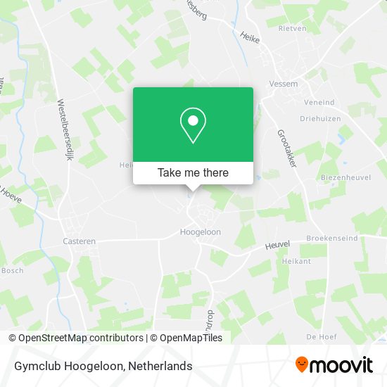 Gymclub Hoogeloon map