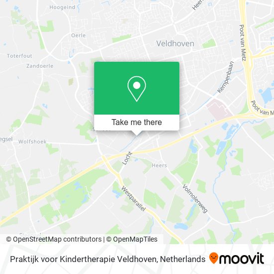 Praktijk voor Kindertherapie Veldhoven Karte