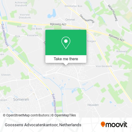 Goossens Advocatenkantoor map