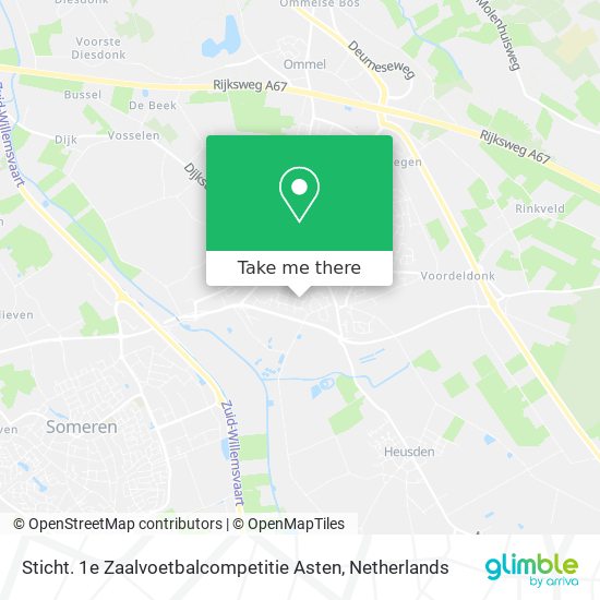 Sticht. 1e Zaalvoetbalcompetitie Asten map