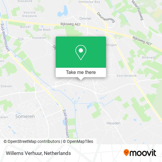 Willems Verhuur map