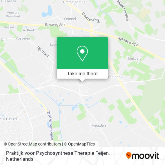 Praktijk voor Psychosynthese Therapie Feijen Karte