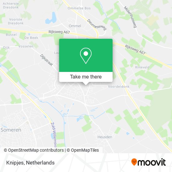 Knipjes map