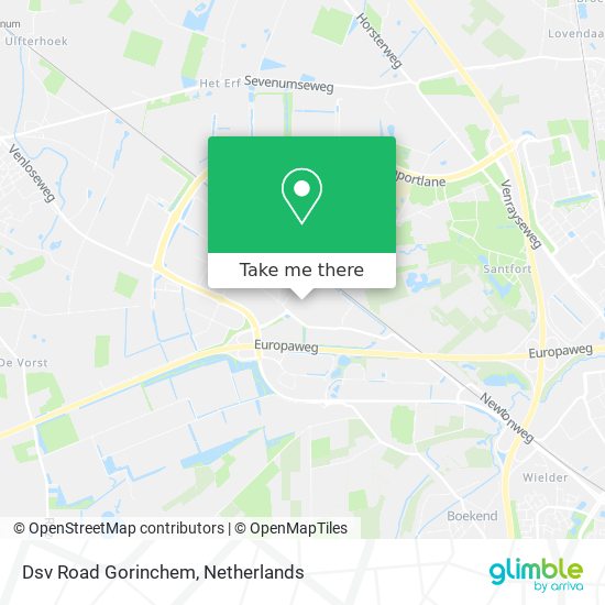 Dsv Road Gorinchem map