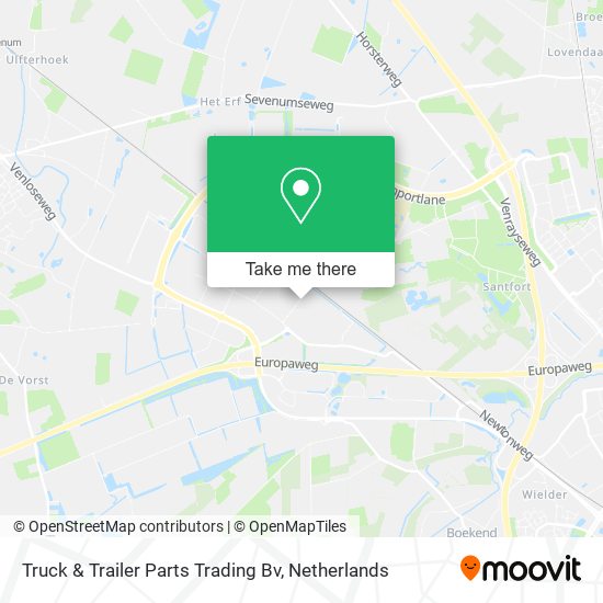 Truck & Trailer Parts Trading Bv map