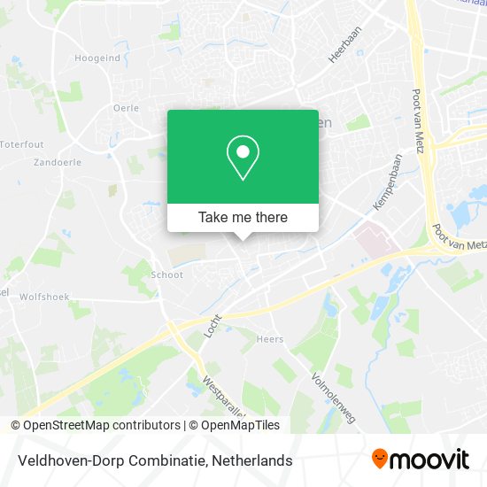 Veldhoven-Dorp Combinatie map
