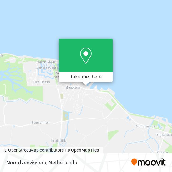 Noordzeevissers map