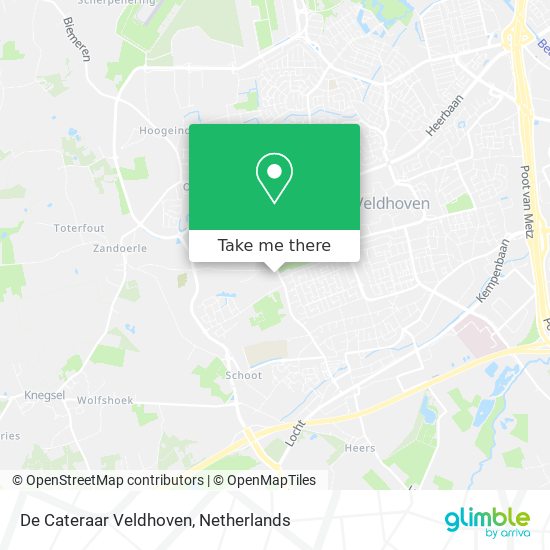 De Cateraar Veldhoven Karte