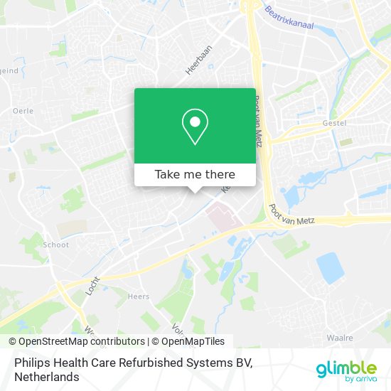 Philips Health Care Refurbished Systems BV map