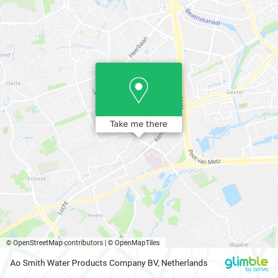 Ao Smith Water Products Company BV map