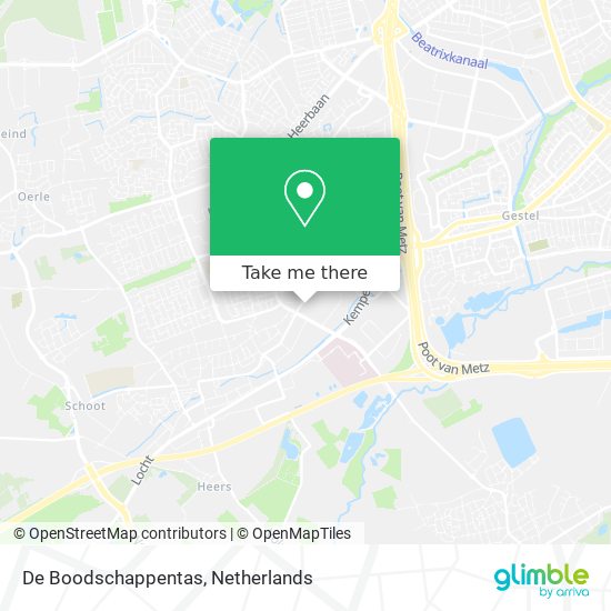 De Boodschappentas map