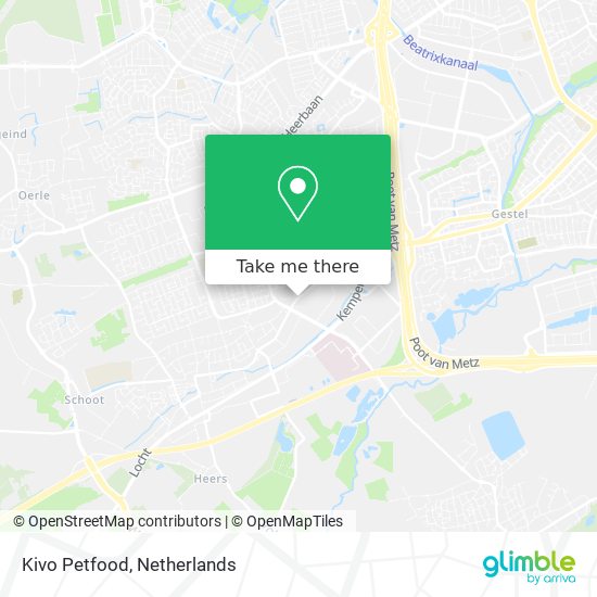 Kivo Petfood map