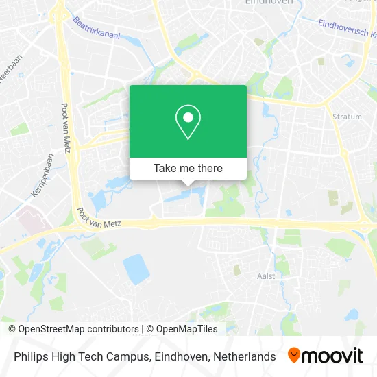 Philips High Tech Campus, Eindhoven map